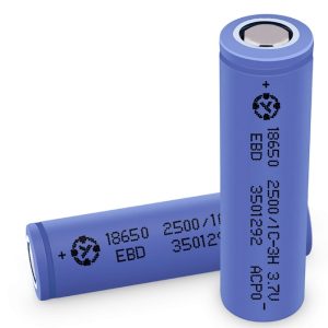 2500mah 18650 battery 3.7v 1c